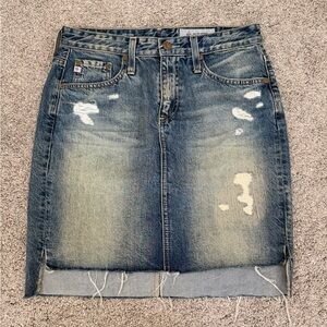 AG Adriano Goldschmied denim skirt